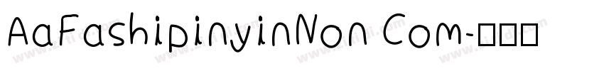 AaFashipinyinNon Com字体转换